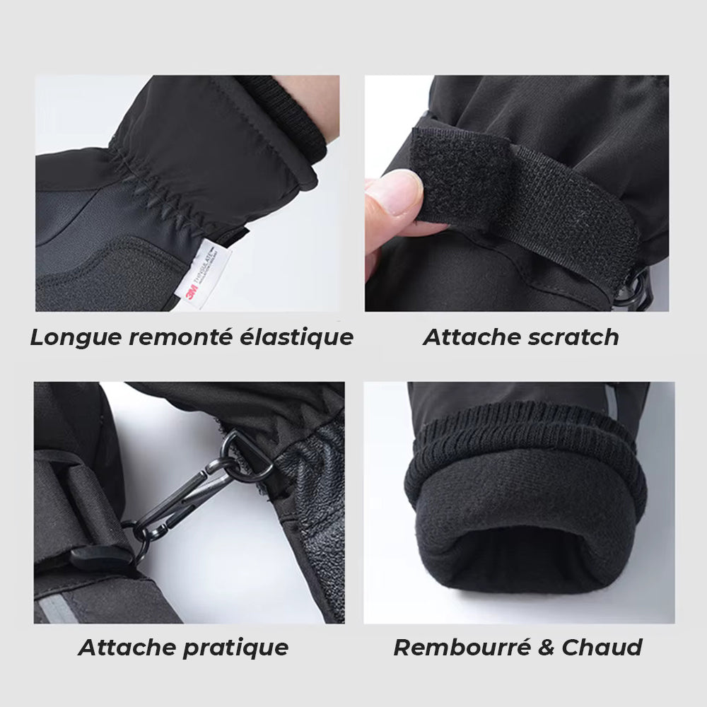 WarmPRO - Gants Vélo d'Hiver Températures Extrêmes