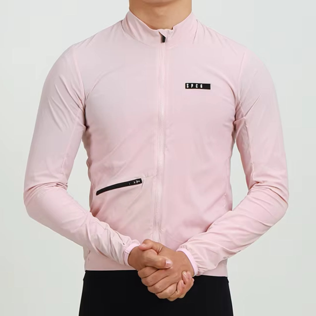 Veste Coupe-Vent Légère Respirante Cyclisme Rose - ProVent+