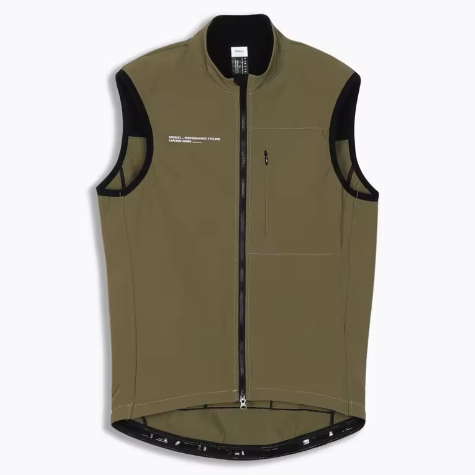 Gilet Thermique Sans Manche Cyclisme Bleu - ThermoPro+