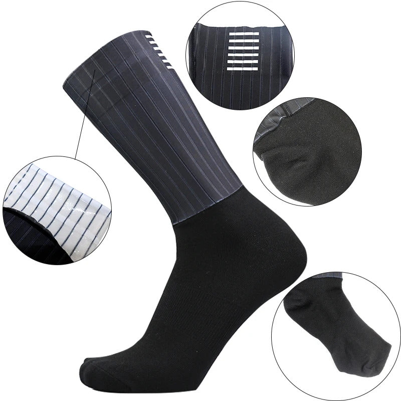 Chaussettes Aérodynamiques Pro fit+ Noires