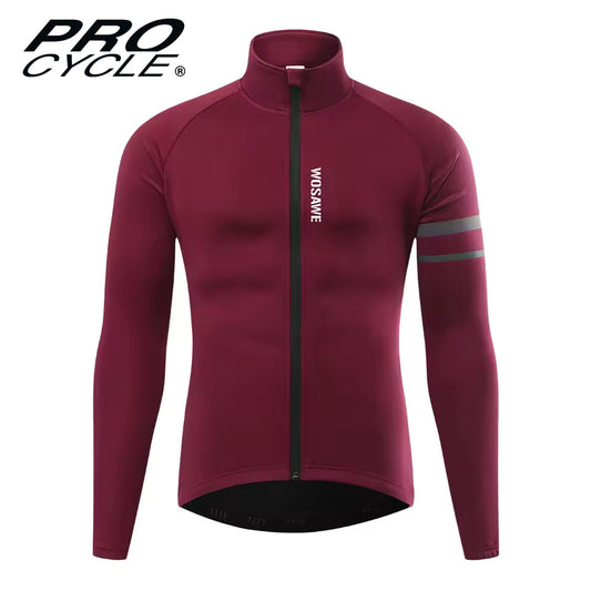 Thermo+ PRO - Veste Cyclisme Hiver Chaude - Bordeau