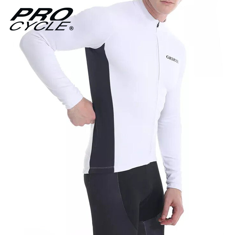 ThermoPRO - Veste Cyclisme Hiver Chaude - Blanc