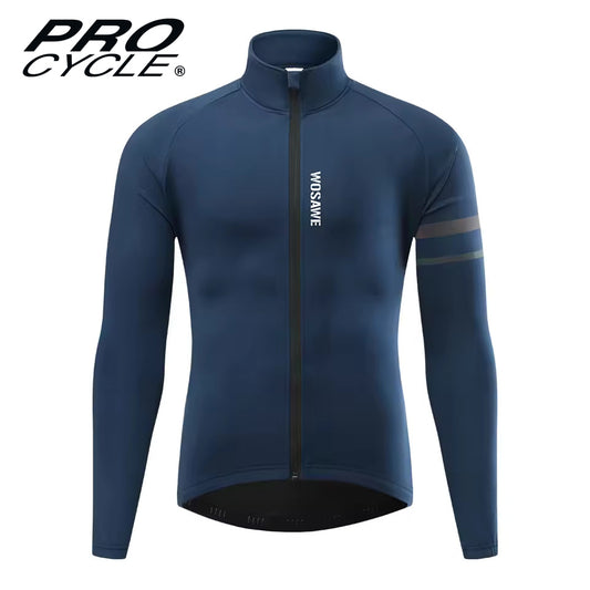 Thermo+ PRO - Veste Cyclisme Hiver Chaude - Bleu