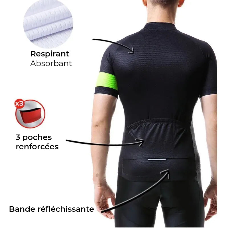 X-TIGER - Maillot Cyclisme Confort+