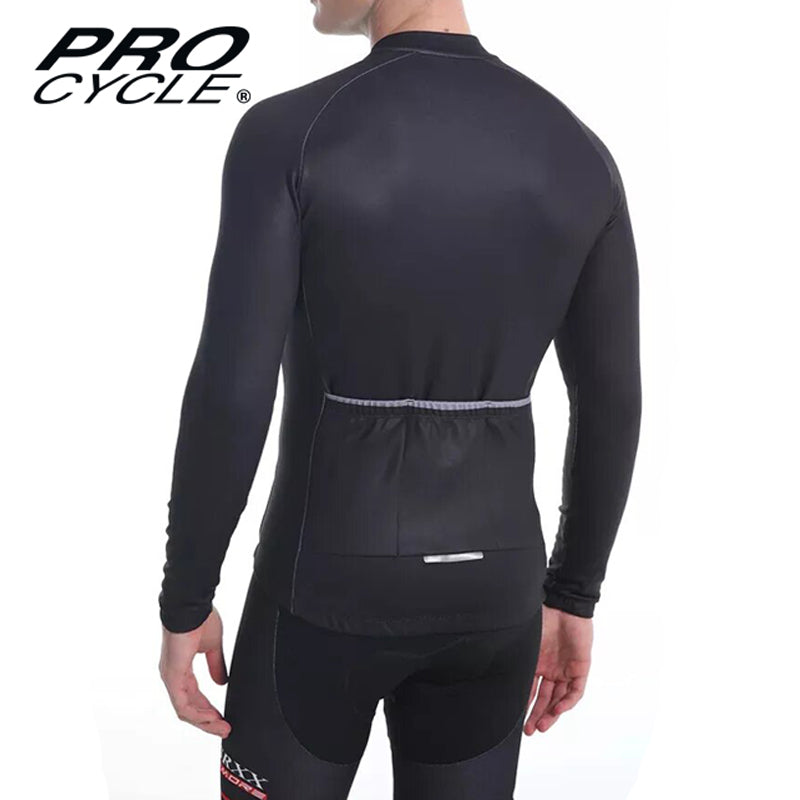 ThermoPRO - Veste Cyclisme Hiver Chaude - Noir