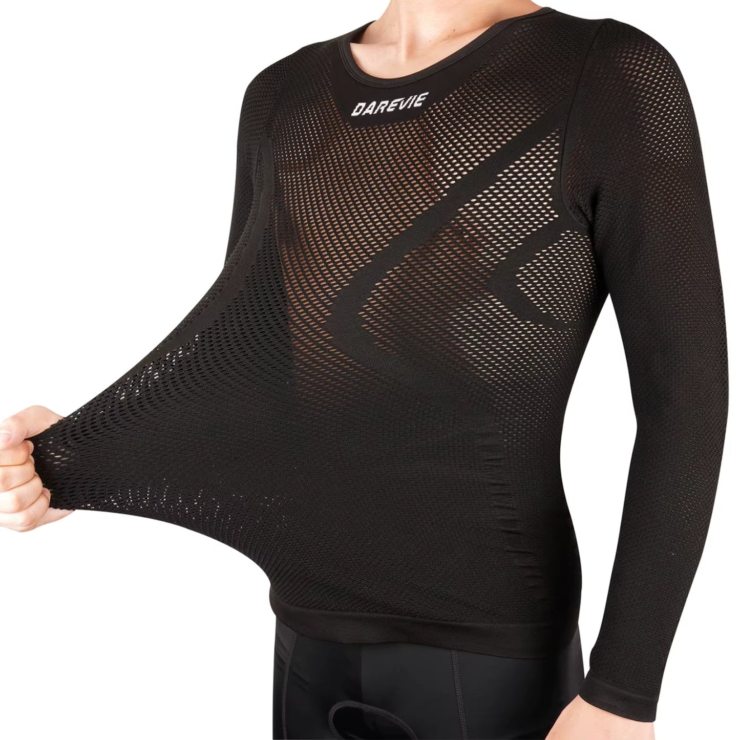 Sous Maillot Technique Léger Long Cyclisme Blanc - ProRace+