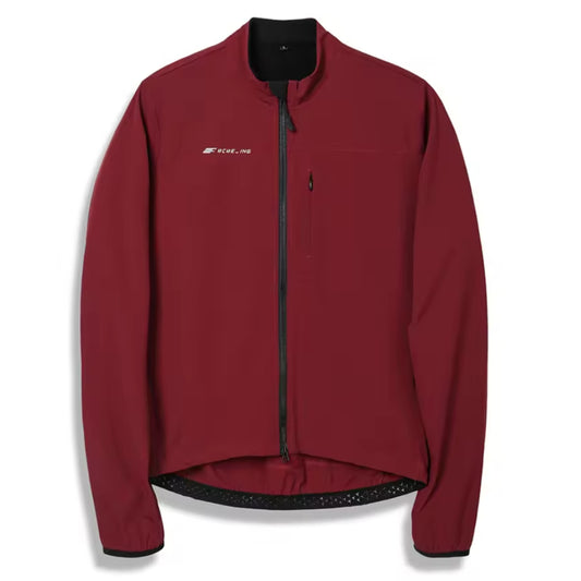 Veste Coupe-Vent Légère Imperméable Cyclisme Rouge Bordeaux - ProVent+