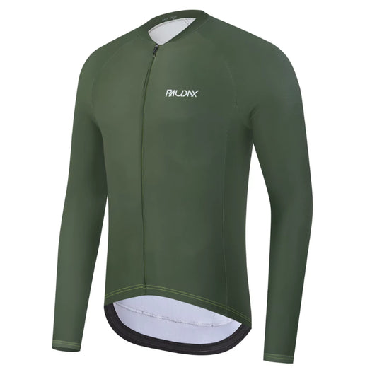 Maillot Long Léger Cyclisme Vert - Confort+