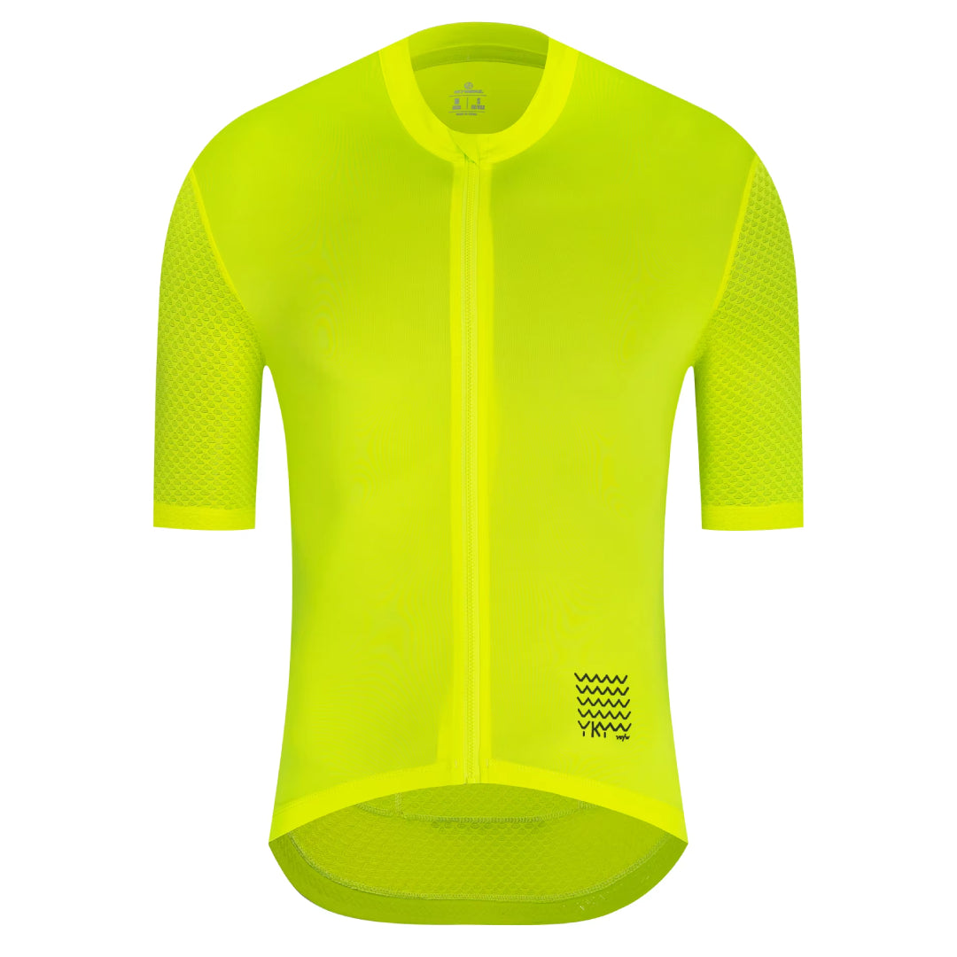 Maillot Court Cyclisme Homme Vert Clair - Fit+