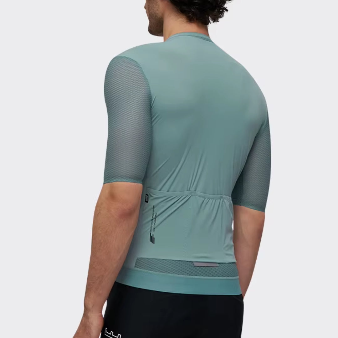 Maillot Court Cyclisme Homme Vert - ProRace+