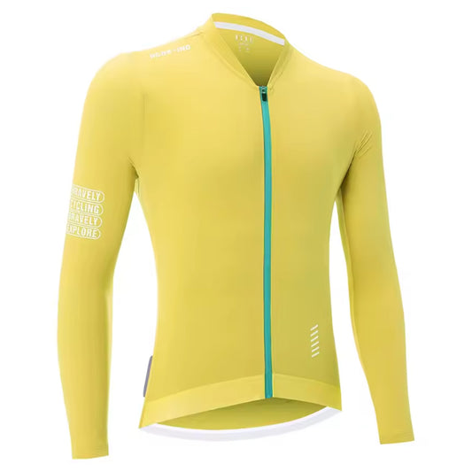 Maillot Long Léger Cyclisme Jaune - ProRace+