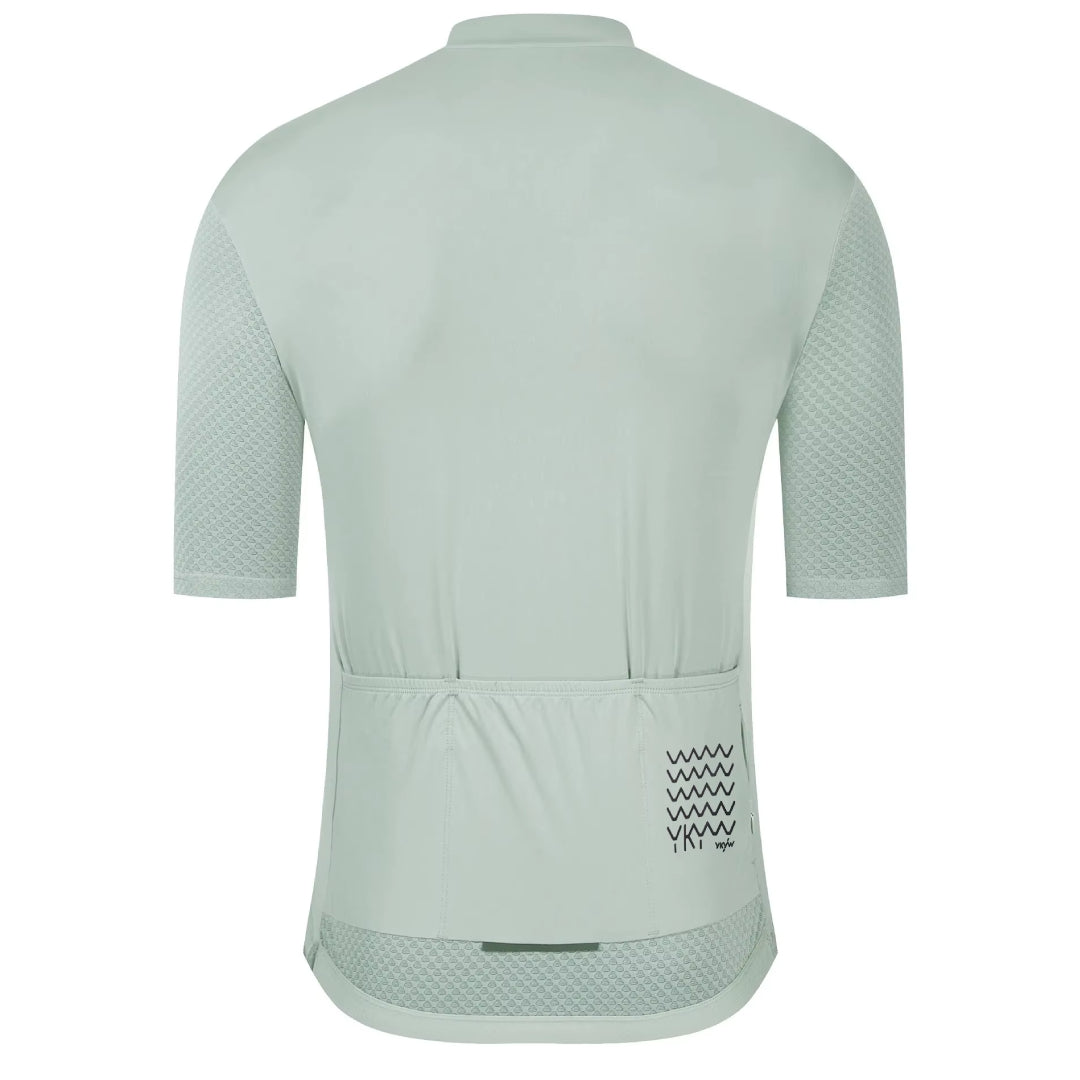 Maillot Court Cyclisme Homme Vert Clair - Fit+