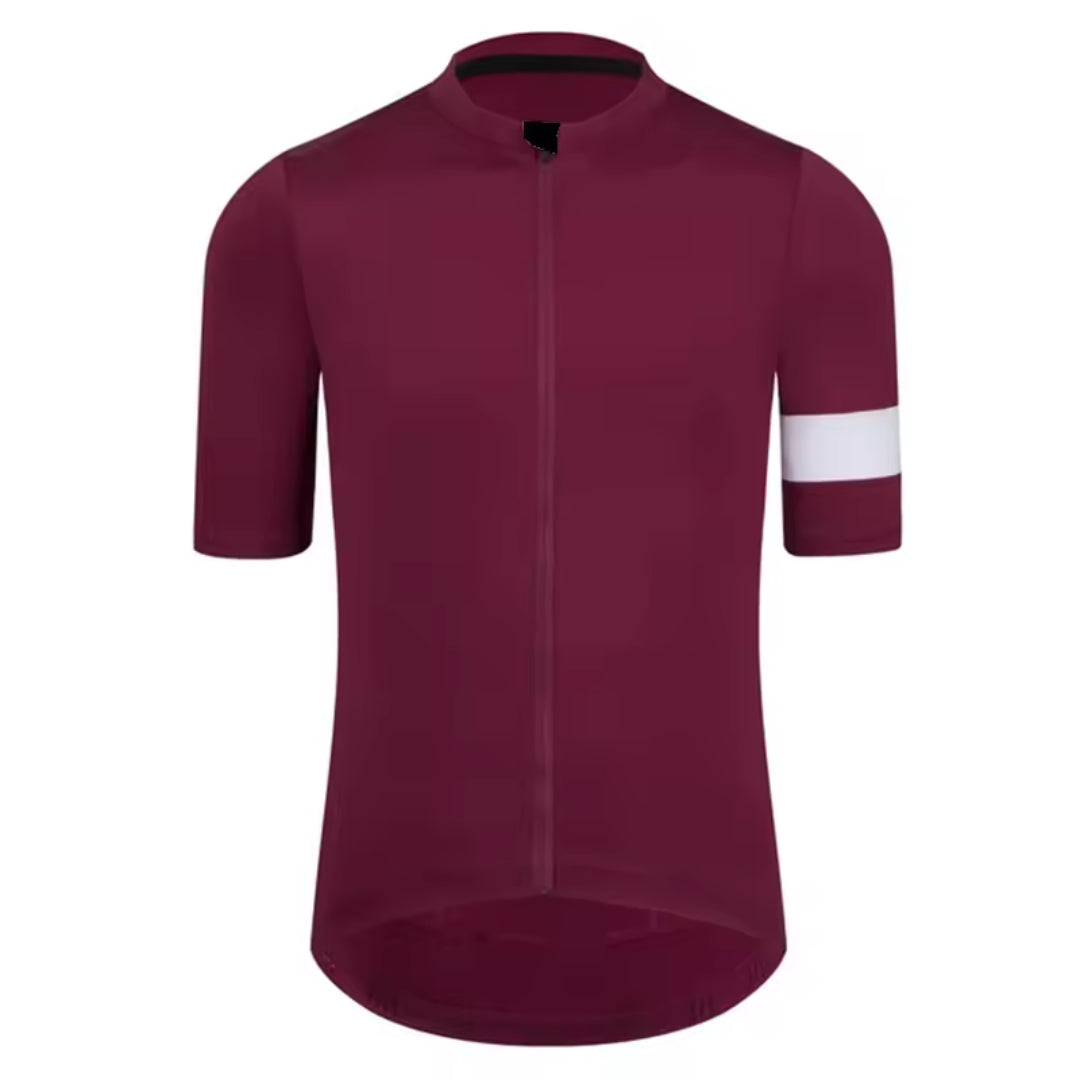 Maillot Court Cyclisme Homme Blanc - Léger+
