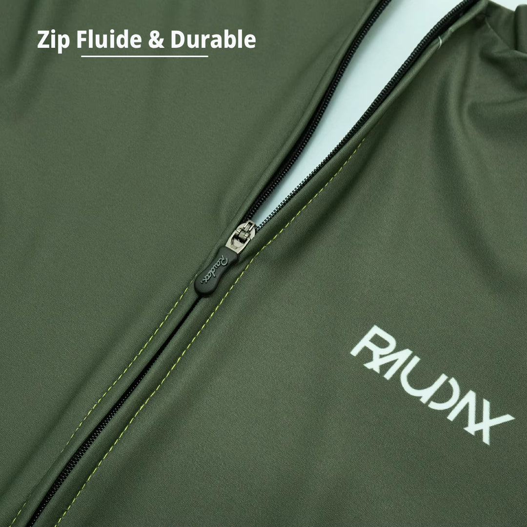 Maillot Long Léger Cyclisme Vert - Confort+