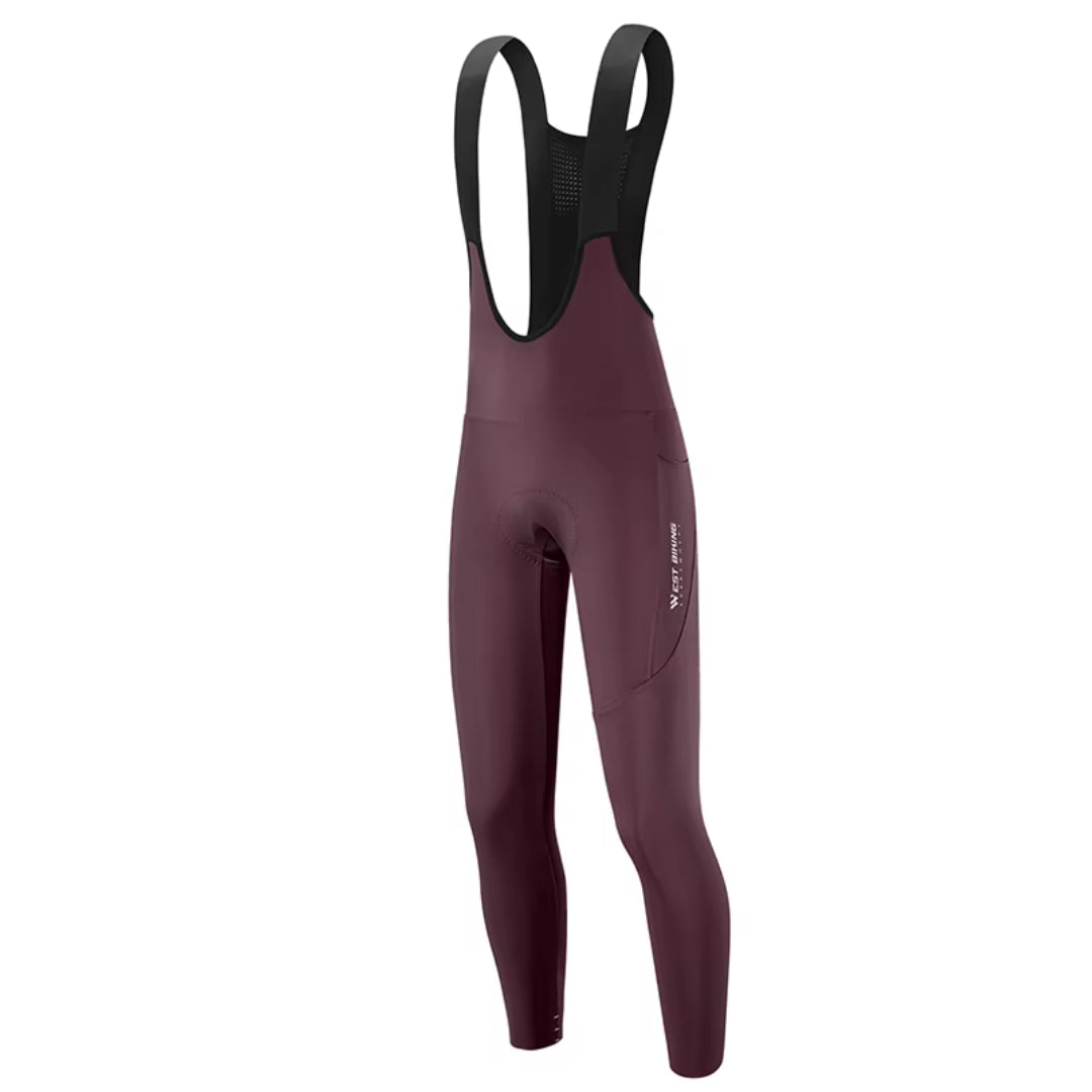 Cuissard Long Printemps/Automne Cyclisme Rouge - ProConfort+