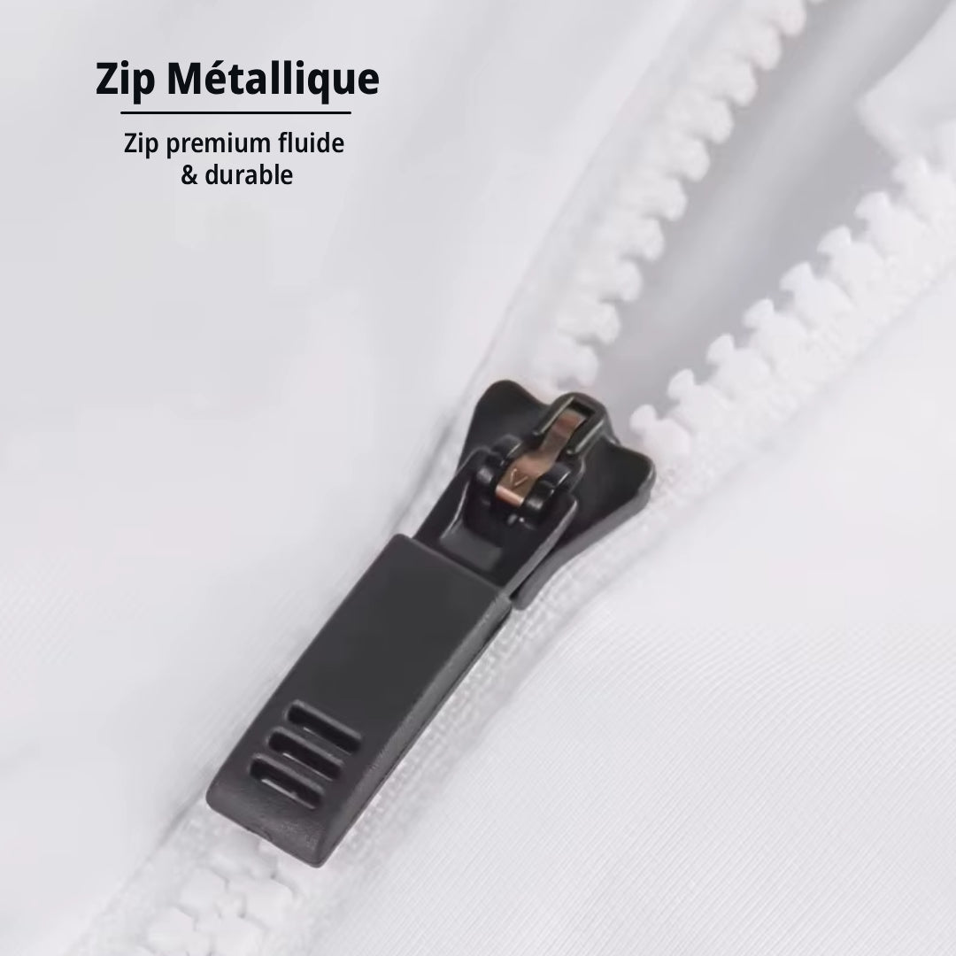 Maillot Long Léger Cyclisme Blanc - ProRace+