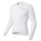 Maillot Long Léger Cyclisme Blanc - ProRace+