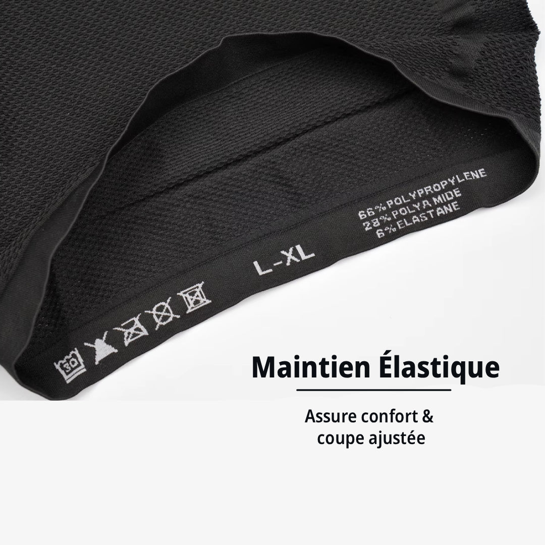 Sous Maillot Technique Léger Sans Manche Cyclisme Noir - ProRace+