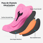 Cuissard Long Printemps/Automne Cyclisme Femme Noir Réfléchissant - ProConfort+