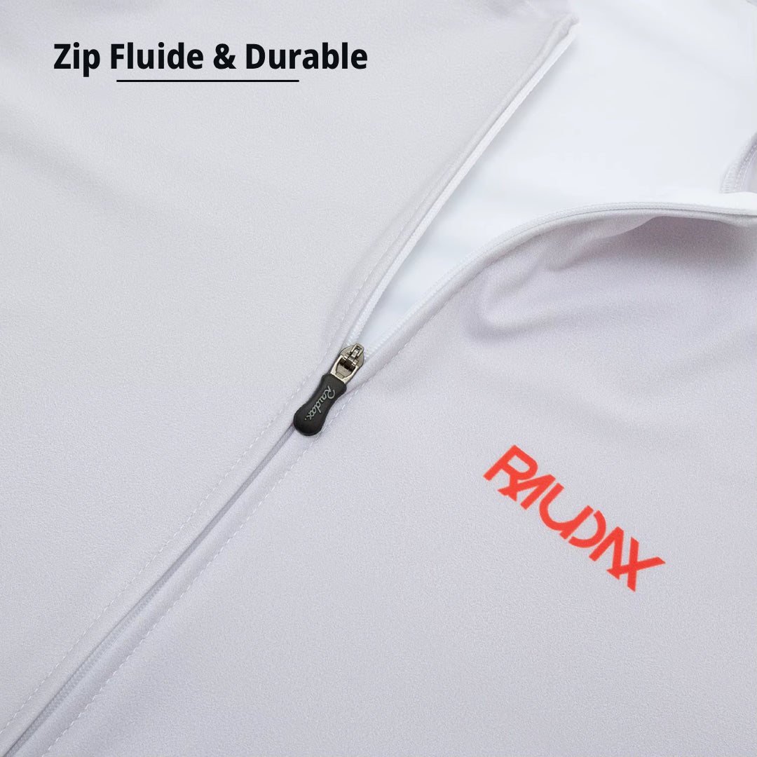 Maillot Long Léger Cyclisme Blanc- Confort+