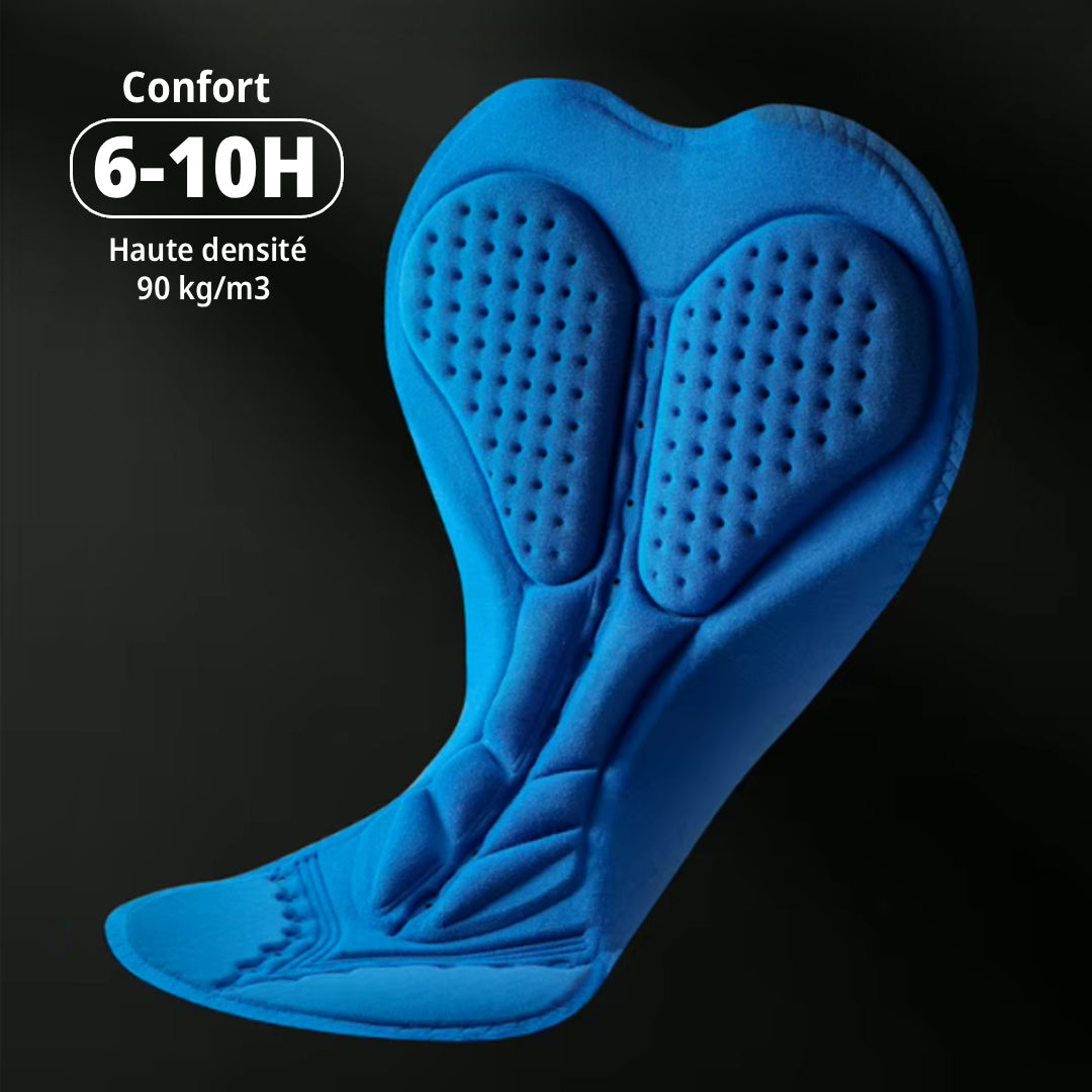 Cuissard Long Printemps/Automne Cyclisme Rouge - ProConfort+