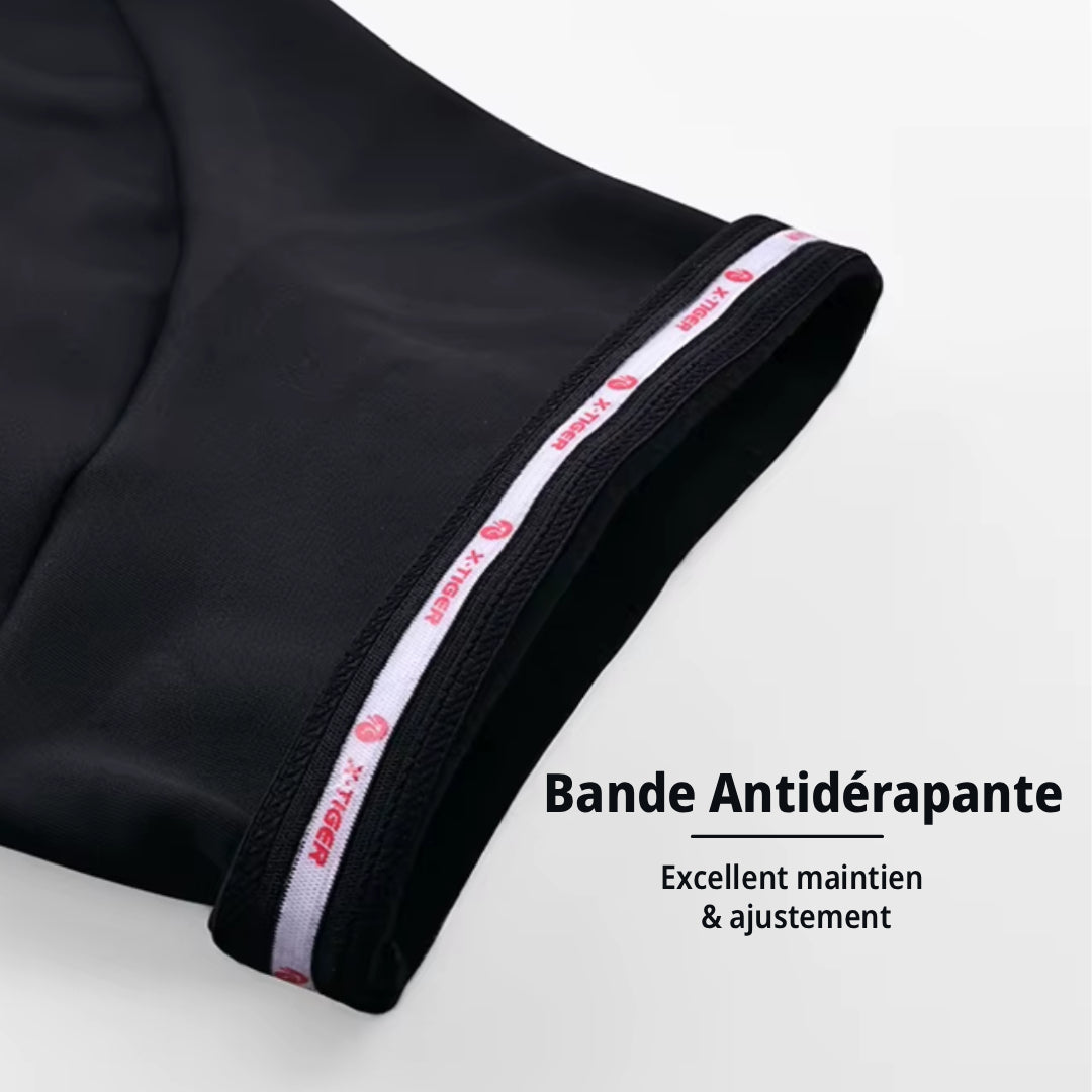 Cuissard Court Confort 8H+ Homme Noir - Confort+