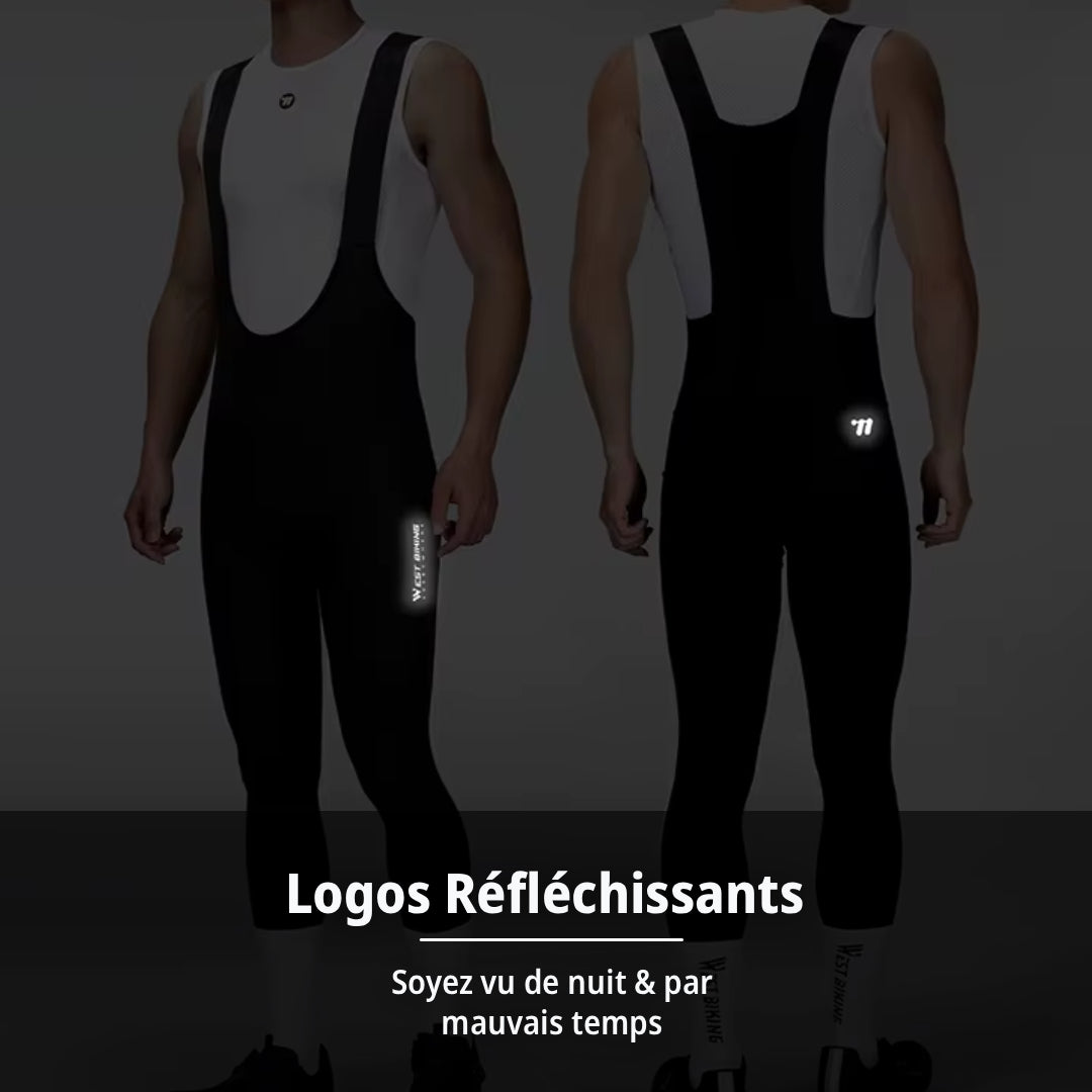 Cuissard Long Printemps/Automne Cyclisme Rouge - ProConfort+