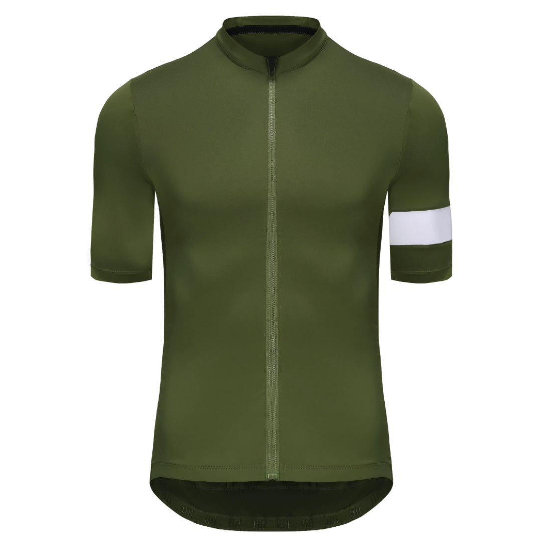Maillot Court Cyclisme Homme Blanc - Léger+