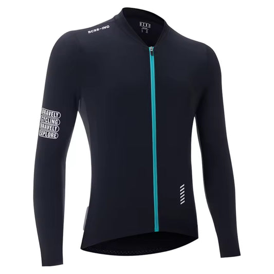 Maillot Long Léger Cyclisme Noir - ProRace+