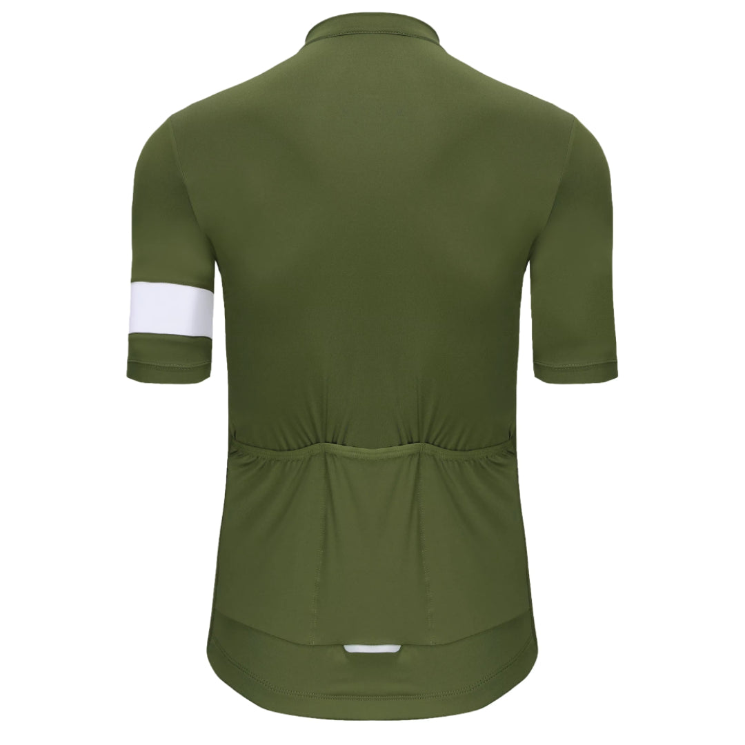 Maillot Court Cyclisme Homme Blanc - Léger+