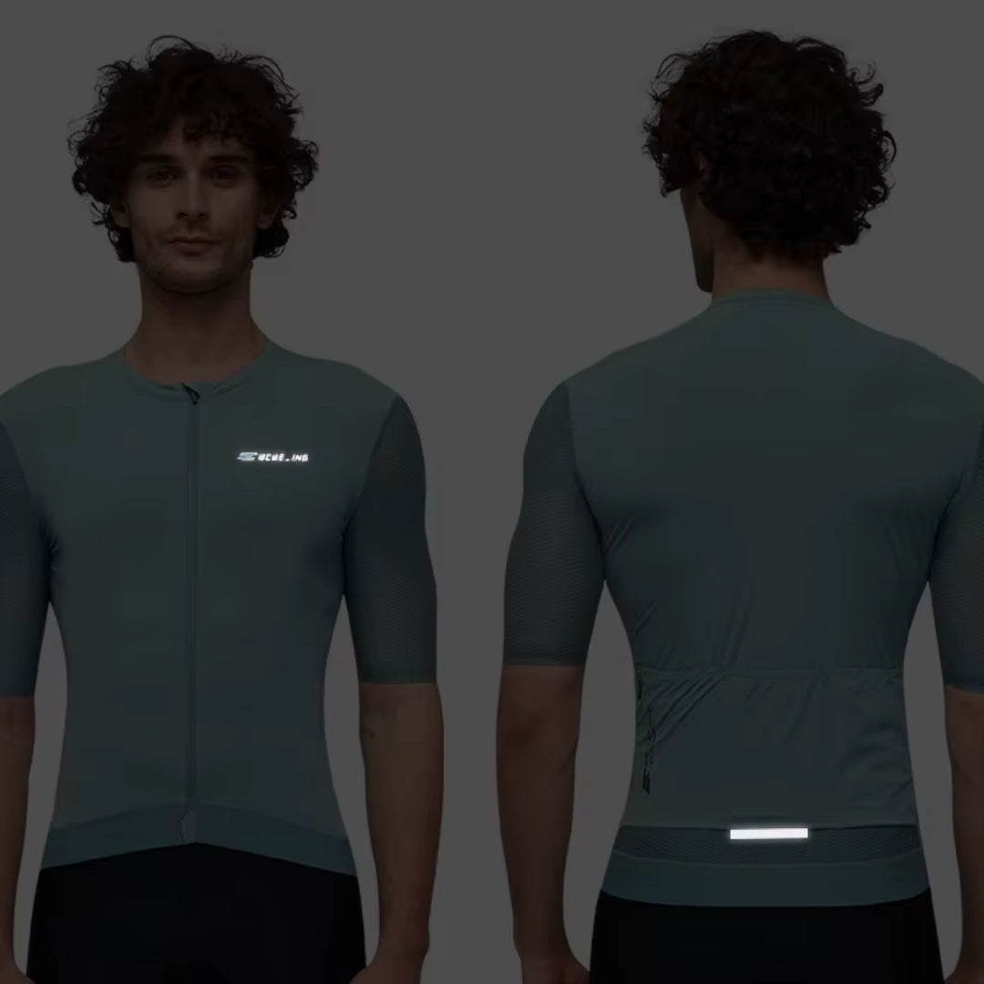 Maillot Court Cyclisme Homme Rose - ProRace+