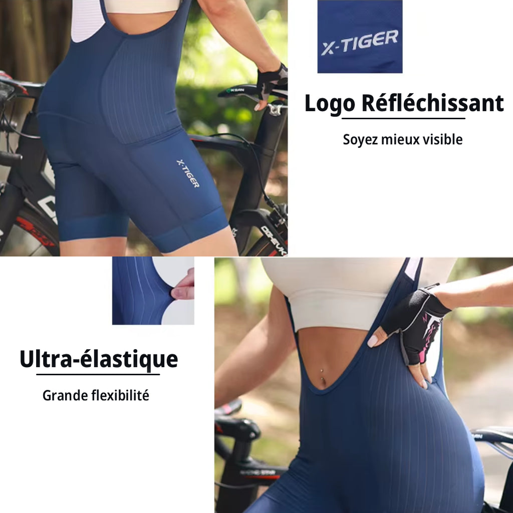 Cuissard Court Short Cyclisme Confort 8H Femme - Confort+