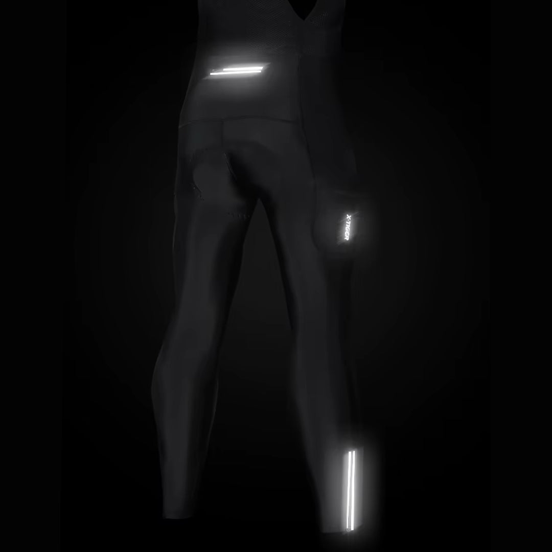 Cuissard Thermique Long Hiver Cyclisme Noir - Confort+