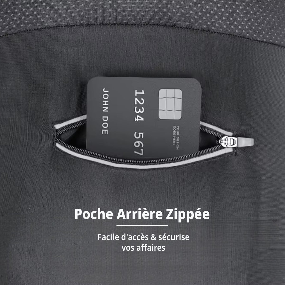 Cuissard Thermique Long Hiver Cyclisme Noir - Confort+