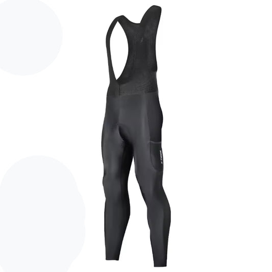 Cuissard Thermique Long Hiver Cyclisme Noir - Confort+