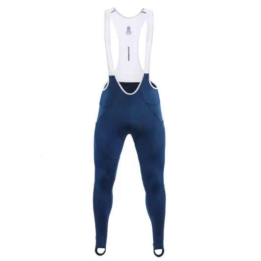 Cuissard Thermique Long Hiver Cyclisme Bleu - Confort+