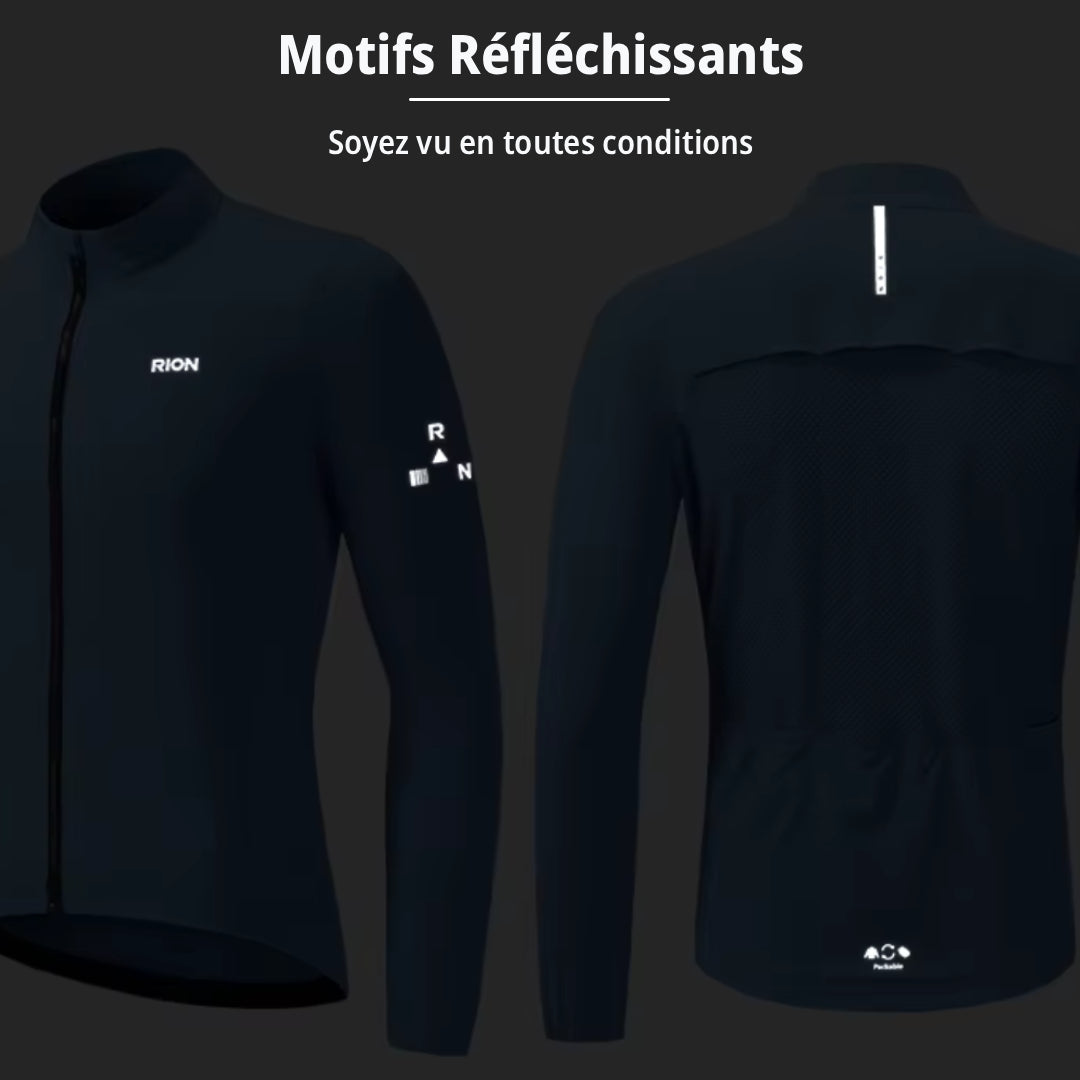 Veste Coupe-Vent Légère Respirante Cyclisme Turquoise - ProVent+