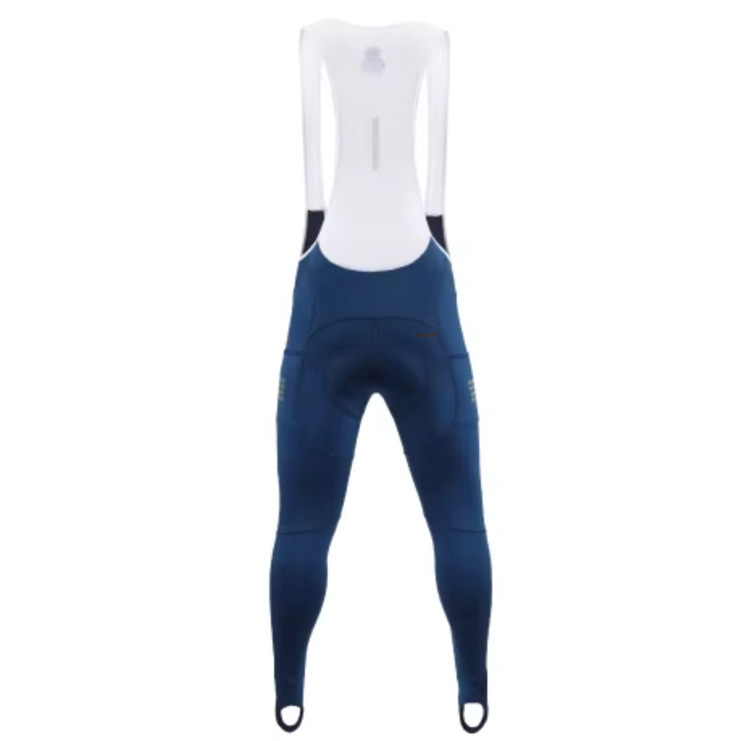 Cuissard Thermique Long Hiver Cyclisme Bleu - Confort+