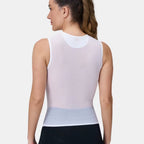 Sous Maillot Technique Sans Manche Femme Blanc - ProRace+