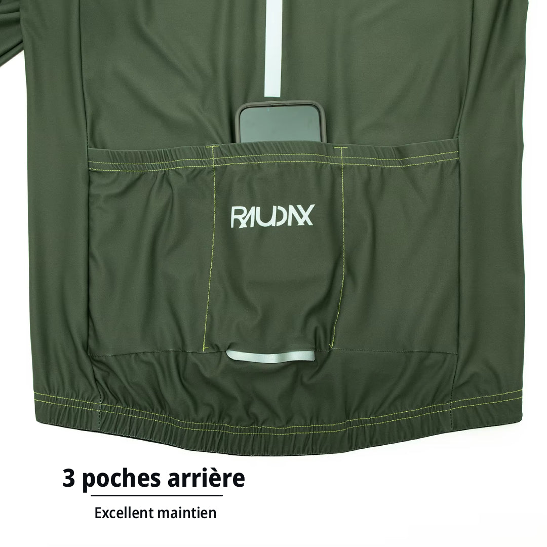 Maillot Long Léger Cyclisme Blanc- Confort+