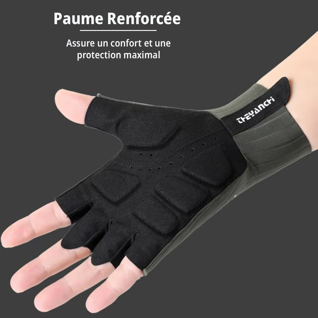 Gants Mitaines Légers Courts Cyclisme Vert - ProRace+