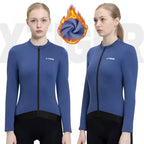 Maillot Thermique Long Cyclisme Femme - ThermoPro+