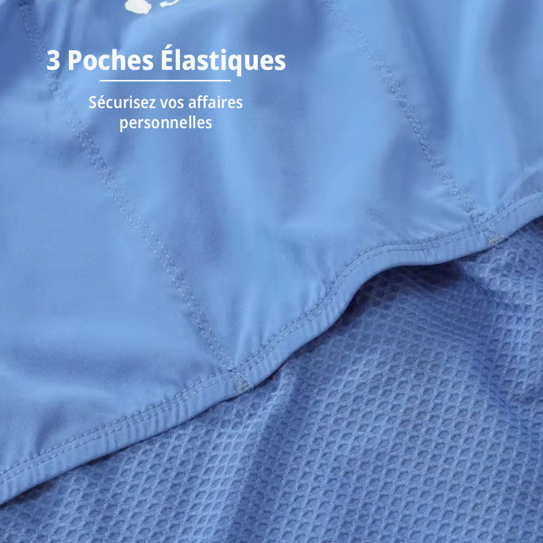 Veste Coupe-Vent Légère Respirante Cyclisme Turquoise - ProVent+