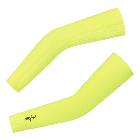 Manchettes Légères Aérodynamiques Cyclisme Jaune Fluo - ProRace+