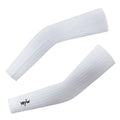 Manchettes Légères Aérodynamiques Cyclisme Blanc - ProRace+