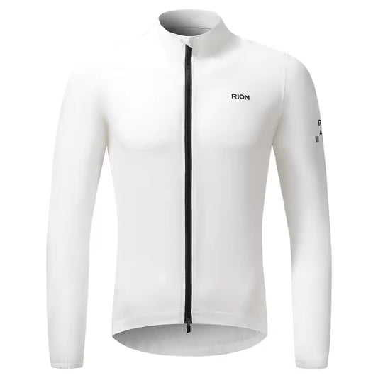 Veste Coupe-Vent Légère Respirante Cyclisme Blanche - ProVent+