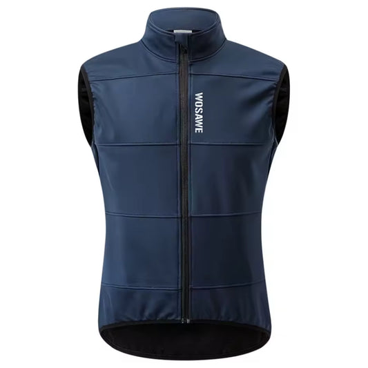Gilet Thermique Sans Manche Cyclisme Bleu - ThermoPro