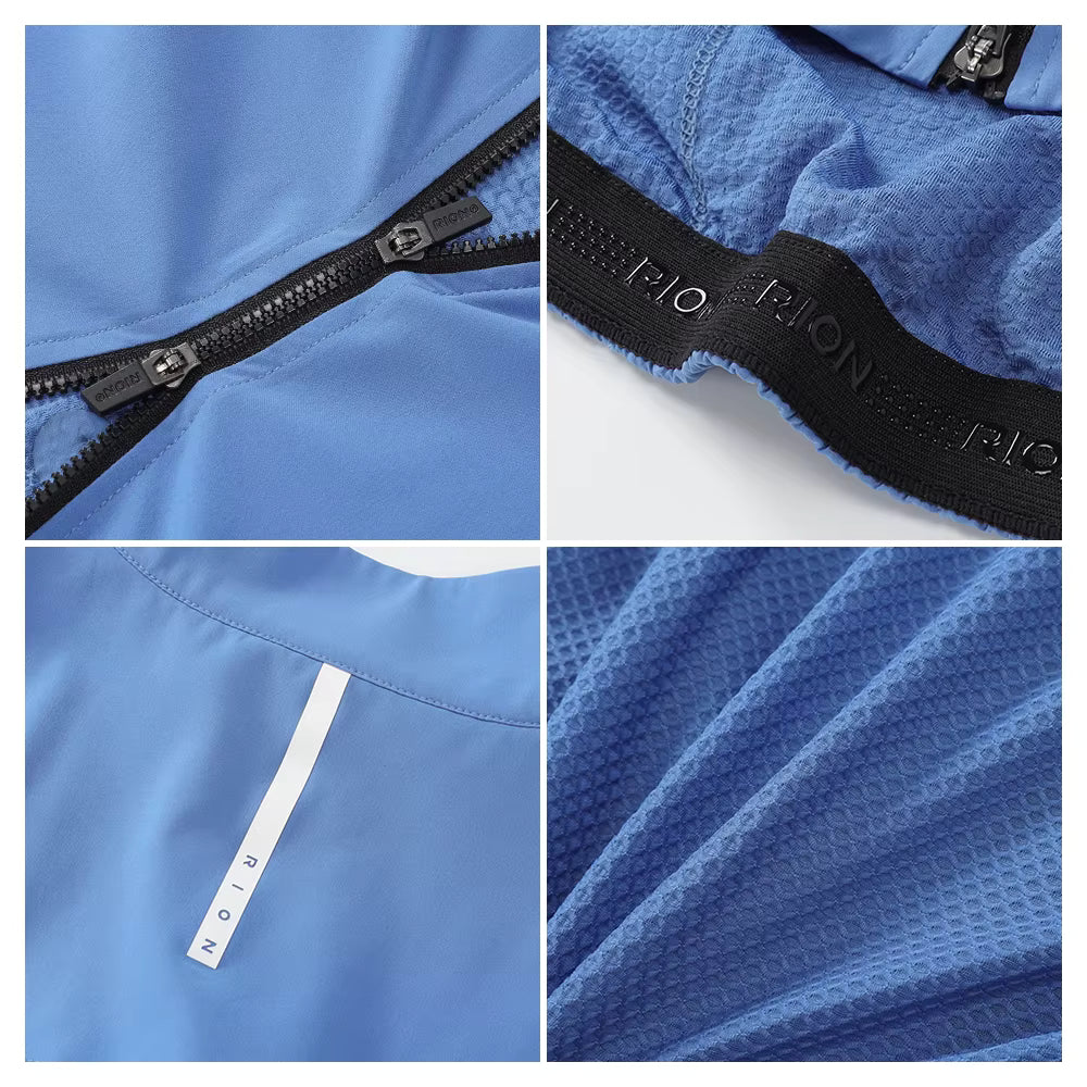 Veste Coupe-Vent Légère Respirante Cyclisme Turquoise - ProVent+