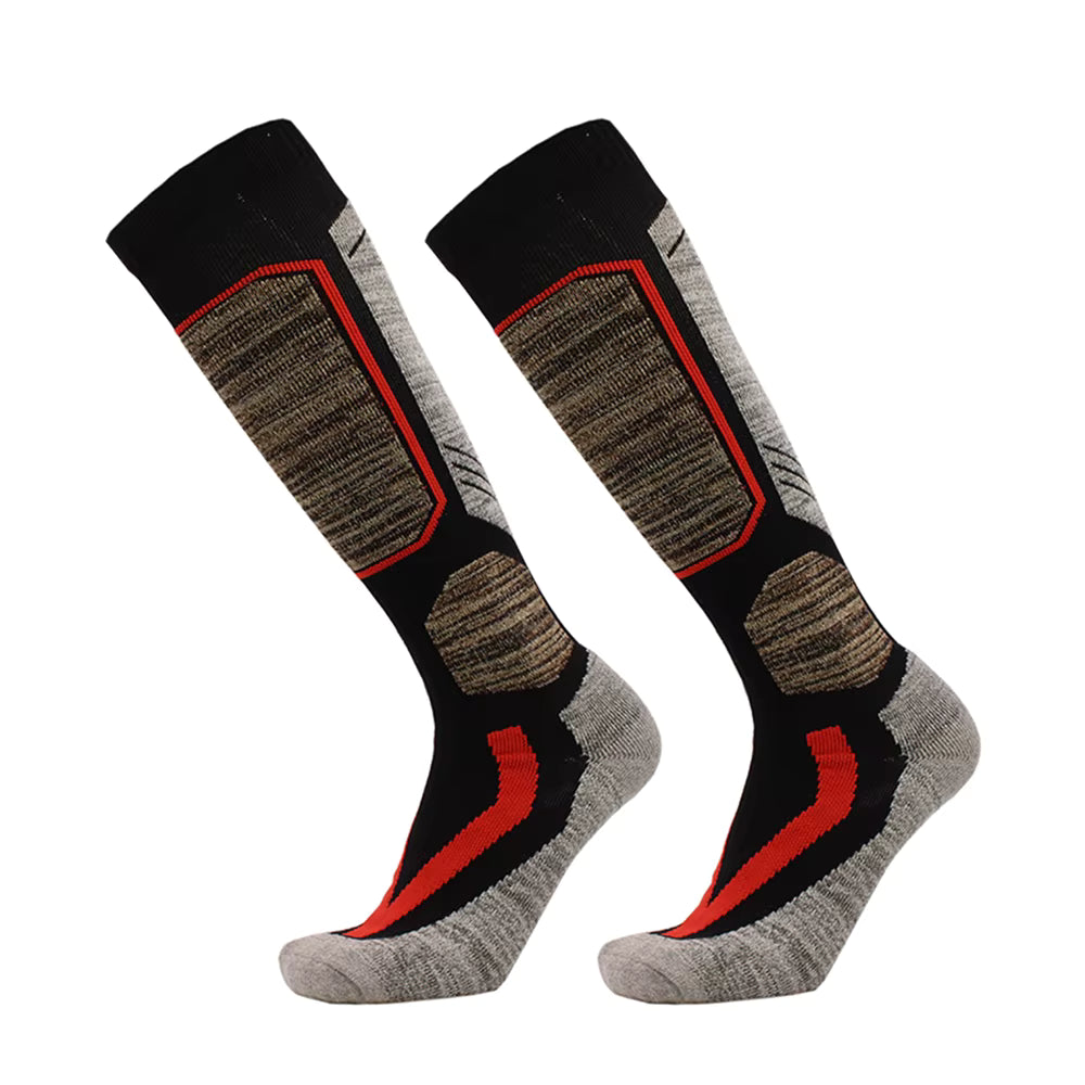 Chaussettes Thermiques Hautes Hiver Orange - Thermo+