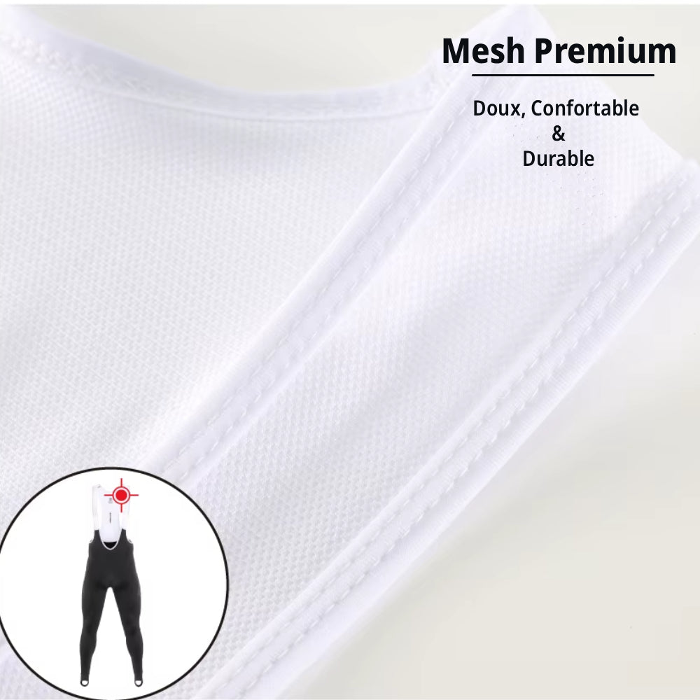 Cuissard Thermique Long Hiver Cyclisme Bleu - Confort+